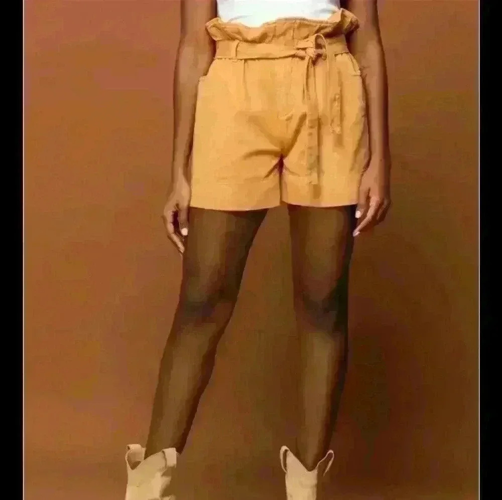 CANTAO Casual ladies belted short with pockets  size 6 - Picture 2 of 6